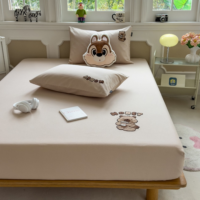 91家纺网 家纺一手货源 找家纺 席世家 2025春夏新款全棉纯棉老粗布印花床笠凉席席子 卡皮拉