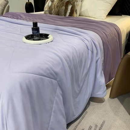 91家纺网 家纺一手货源 找家纺 （总）2025新款小冰皮夏凉被锦纶氨纶面料空调夏被凉感丝单夏被空调被