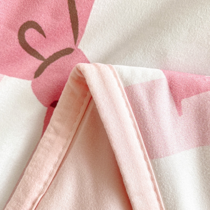 91家纺网 家纺一手货源 找家纺 花满路 2025新款儿童针织棉夏被 美乐蒂