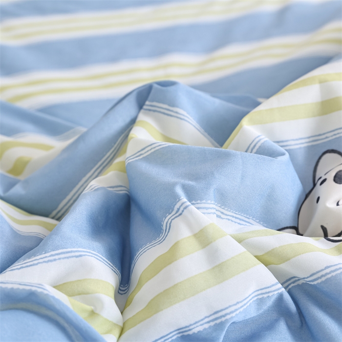 91家纺网 家纺一手货源 找家纺 默忆 2025新款印花凉感丝夏被夏凉被空调被加氨纶豆豆被 线条小狗