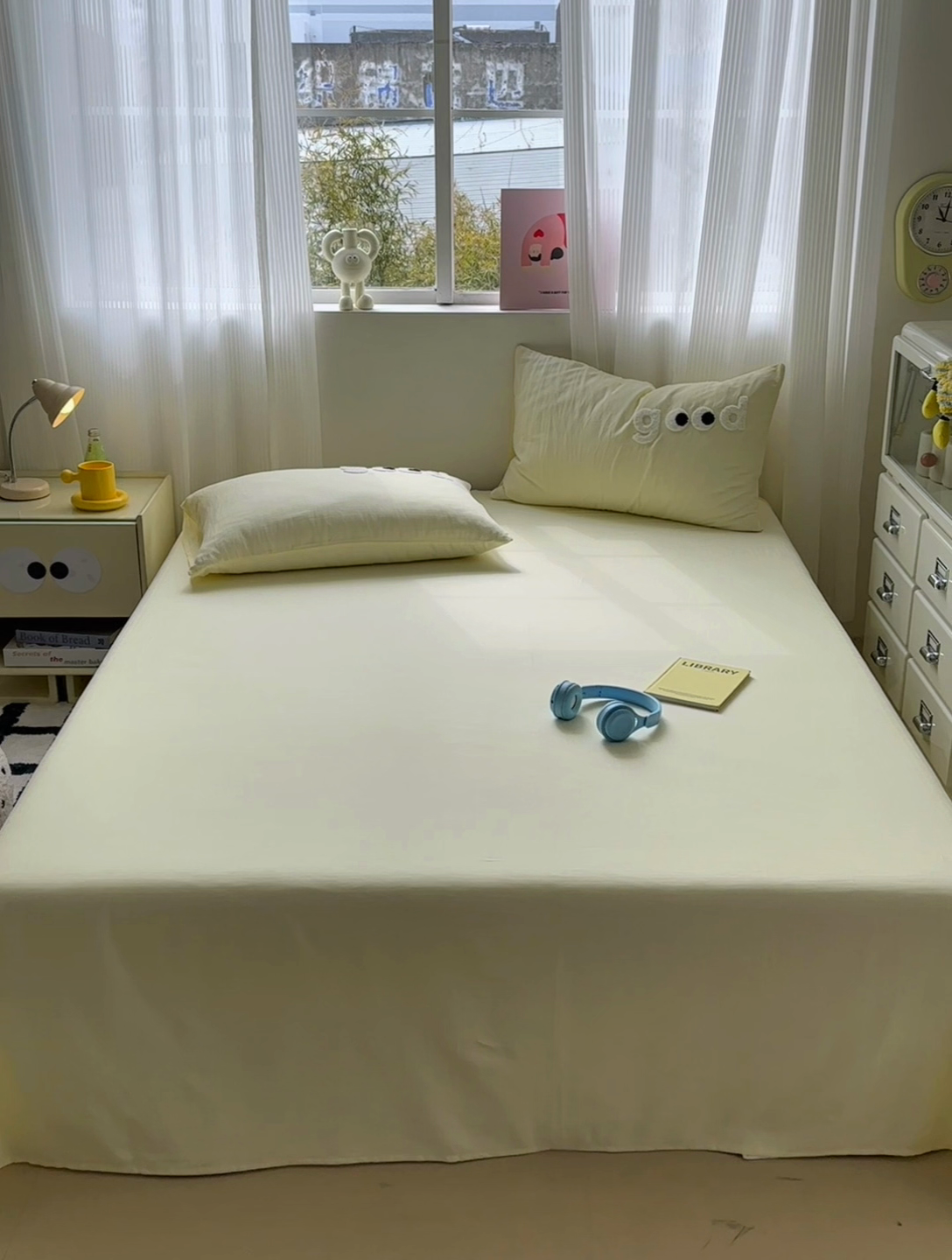 91家纺网 家纺一手货源 找家纺 丽涵 2025新款全棉纯棉大雁纹绣花单品枕套 good浅米黄