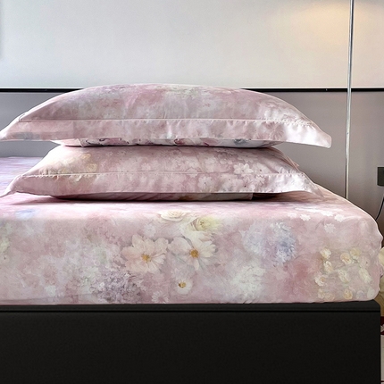 91家纺网 家纺一手货源 找家纺 （总）禾时 2025新款50s莱赛尔床笠三件套