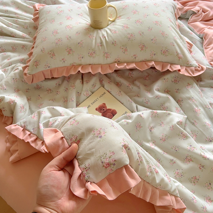 91家纺网 家纺一手货源 找家纺 欧尚 2025新款夏被四件套 花语