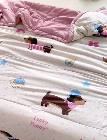 91家纺网 家纺一手货源 找家纺 好睡棉 2025新款柔软裸睡级水洗棉夏被新疆棉花被夏凉被空调被被子 哈基米