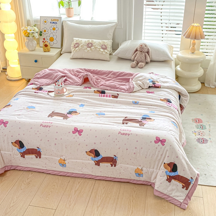 91家纺网 家纺一手货源 找家纺 好睡棉 2025新款柔软裸睡级水洗棉夏被新疆棉花被夏凉被空调被被子 哈基米