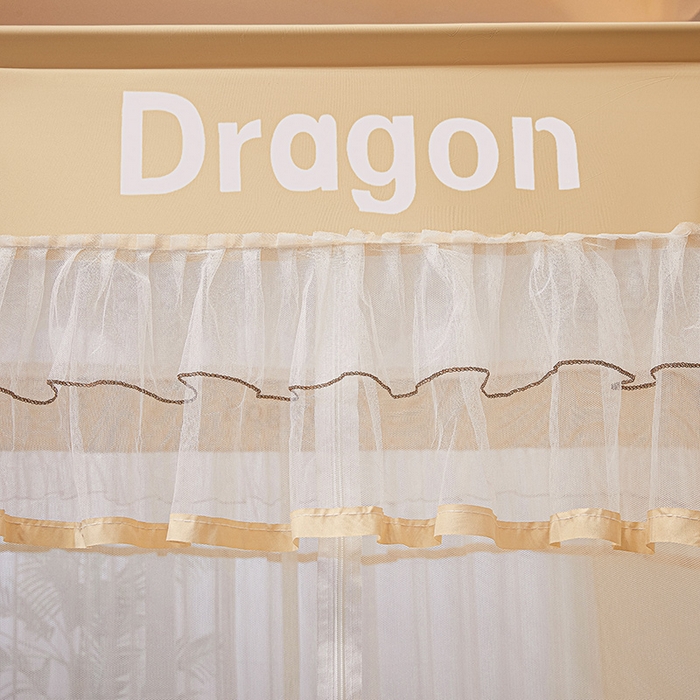 91家纺网 家纺一手货源 找家纺 冉美家纺  2025新款T+U门坐床蚊帐 夏茵-卡其