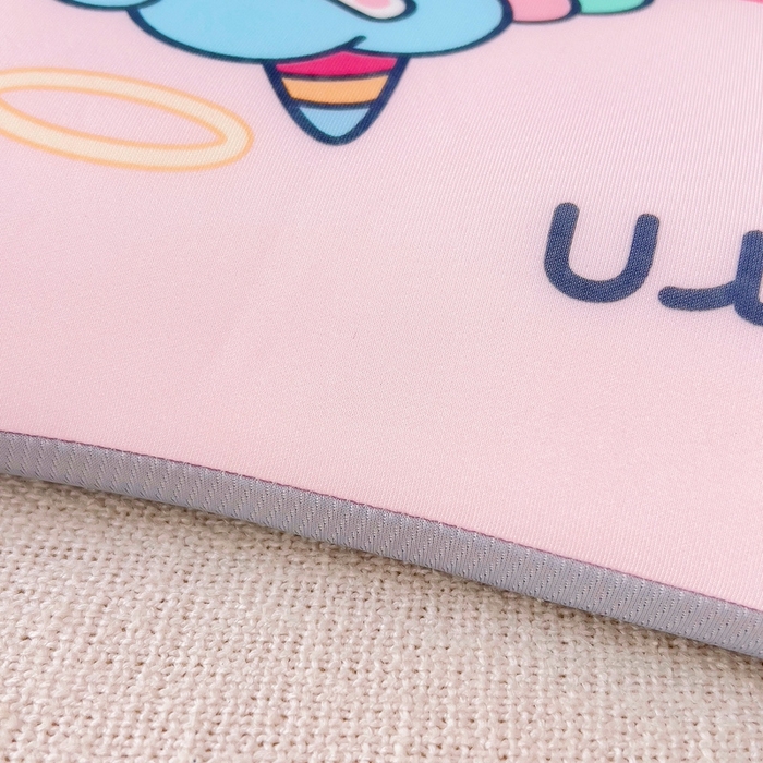 91家纺网 家纺一手货源 找家纺 2025新款卡通凉感丝亲肤枕 彩虹马50*30*4 