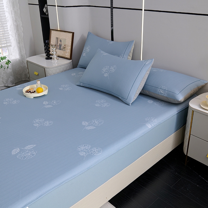 91家纺网 家纺一手货源 找家纺 （总）席之家 2025新款3D冰感床笠款豆豆席