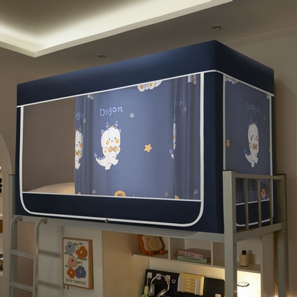 91家纺网 家纺一手货源 找家纺 （总）冉美家纺  2025新款学生床遮光蚊帐