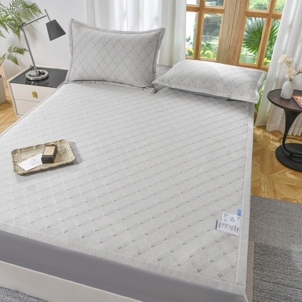 慕克斯家纺 2025新款高端加密加厚凉豆豆软席家用凉席子空调席 爱豆系列 灰色