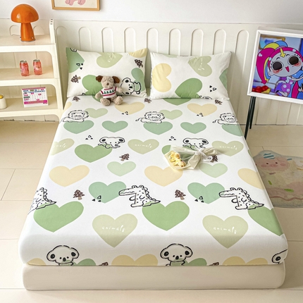 91家纺网 家纺一手货源 找家纺 （总）如约 2025新款全棉印花单床笠