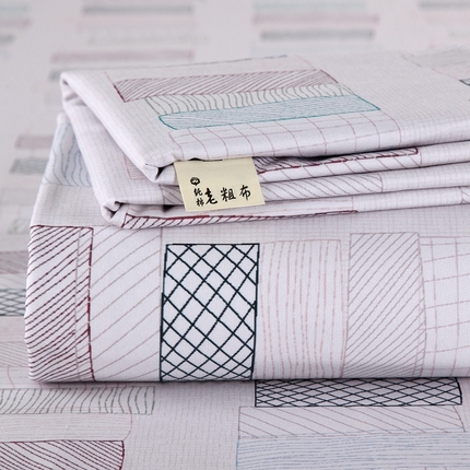 爱彼2025新款华夫格全棉纯棉老粗布床单凉席-系列三 回心转意