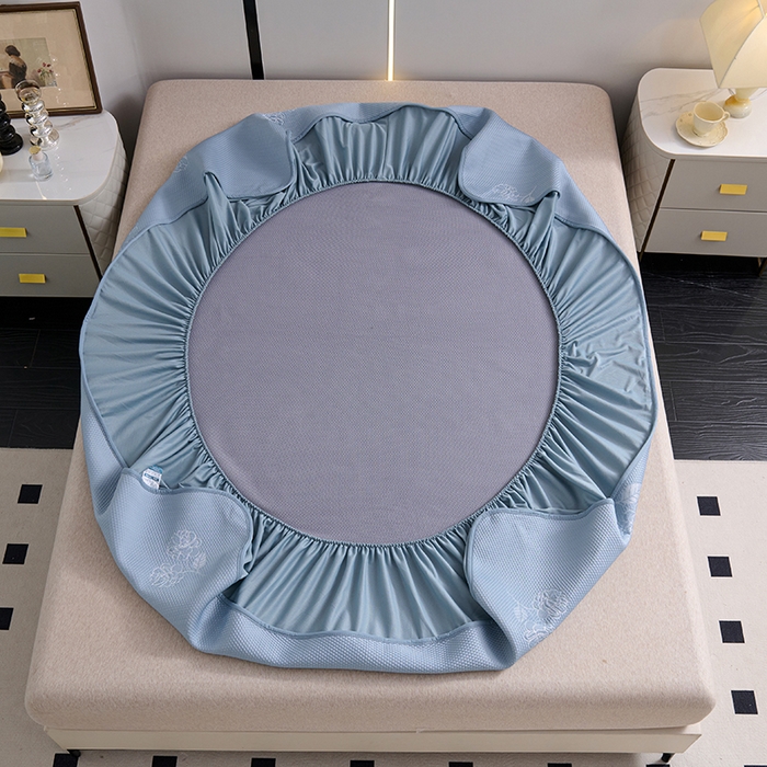 91家纺网 家纺一手货源 找家纺 （总）席之家 2025新款3D冰感床笠款豆豆席