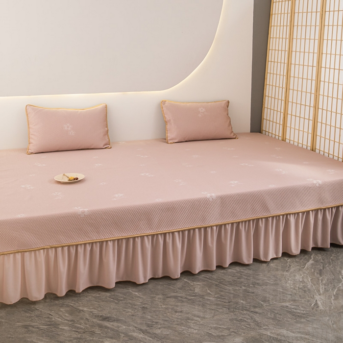 91家纺网 家纺一手货源 找家纺 手艺人家纺 2025新款冰丝提花凉席炕盖榻榻米炕垫TL01-TL22 TL06