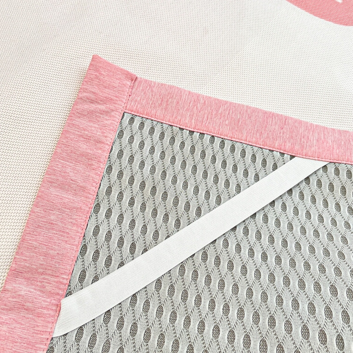 91家纺网 家纺一手货源 找家纺 迪乐妮 2025新款印花真冰藤冰凉席 甜心草莓