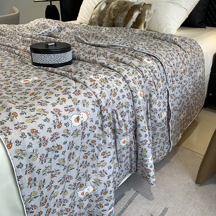 91家纺网 家纺一手货源 找家纺 （总）莱豫家纺 2025新款小冰皮夏凉被凉感丝夏被空调被