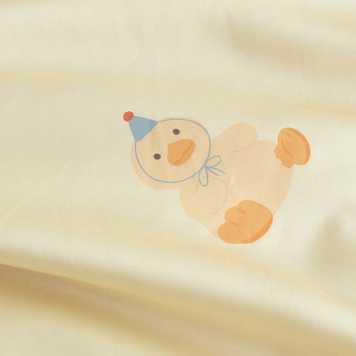 91家纺网 家纺一手货源 找家纺 荷马之梦 2025新款A类60s原创手绘卡通大豆纤维儿童夏被 毛绒鸭