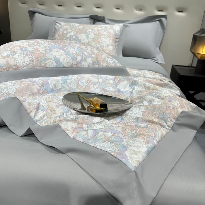 91家纺网 家纺一手货源 找家纺 爱彼家纺 2025年夏季热门冰丝数码夏被夏凉被空调被四件套 夏被-娇之恋