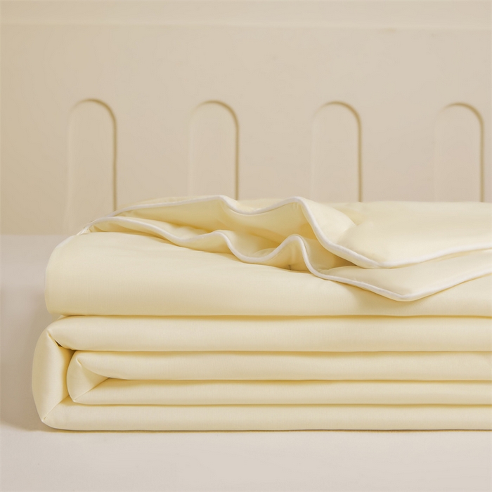 91家纺网 家纺一手货源 找家纺 （总）雯豆家纺 2025夏季新款凉感丝夏被空调被冰丝凉感被芯纯色跑量款被子