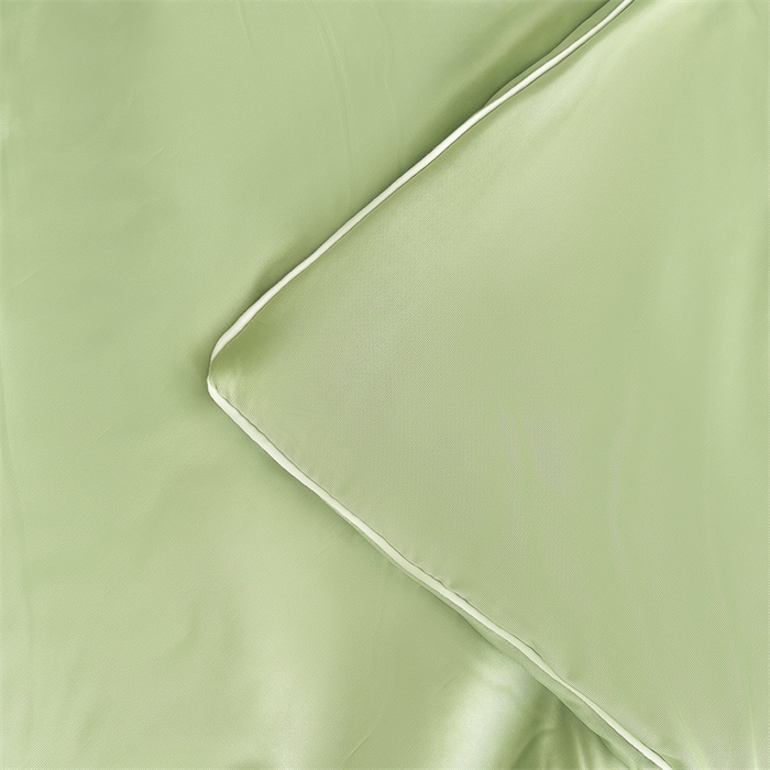 91家纺网 家纺一手货源 找家纺 雯豆家纺 2025夏季新款凉感丝夏被空调被冰丝凉感被芯纯色跑量款被子 凉感丝夏被-牛油果绿