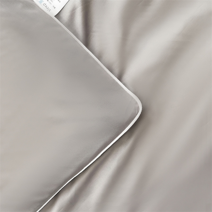 91家纺网 家纺一手货源 找家纺 雯豆家纺 2025夏季新款凉感丝夏被空调被冰丝凉感被芯纯色跑量款被子 凉感丝夏被-北极灰