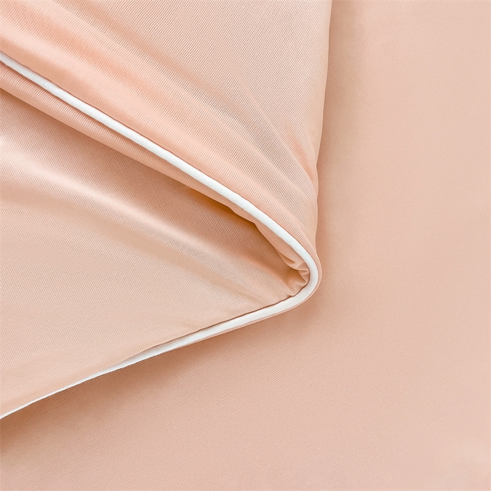 91家纺网 家纺一手货源 找家纺 雯豆家纺 2025夏季新款凉感丝夏被空调被冰丝凉感被芯纯色跑量款被子 凉感丝夏被-蔷薇粉