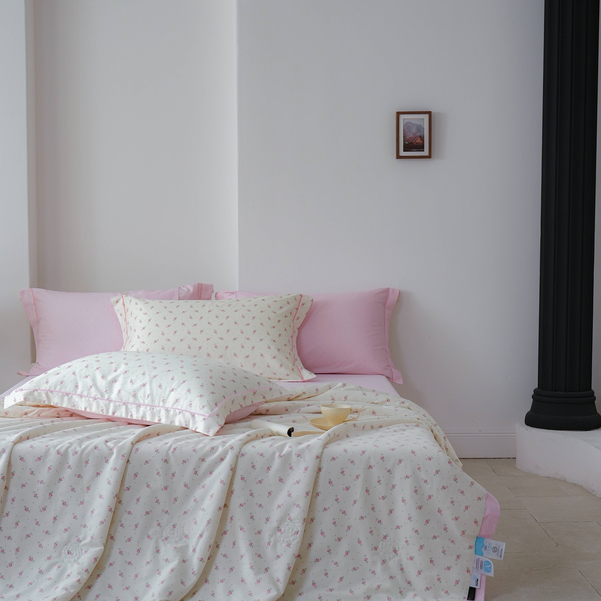 91家纺网 家纺一手货源 找家纺 （总）丽卡家纺 2025新款小清新全棉纯棉夏被夏凉被空调被四件套