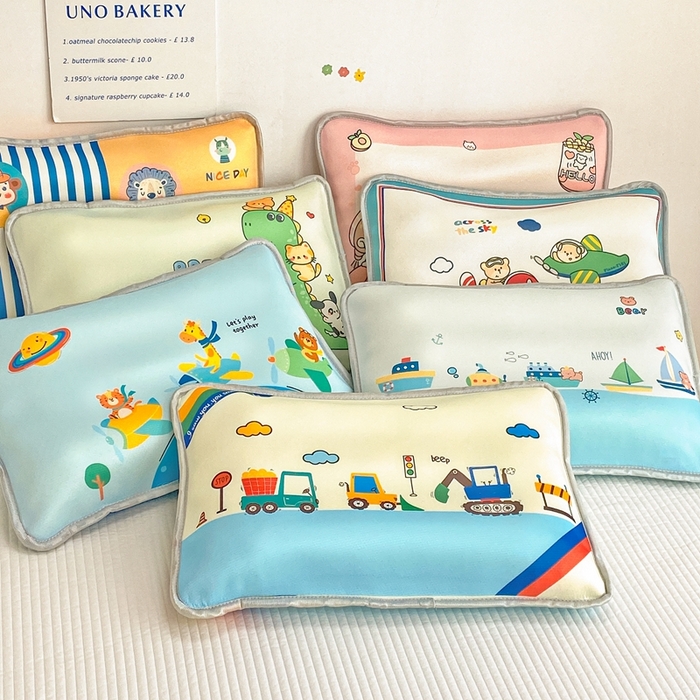 91家纺网 家纺一手货源 找家纺 大黄蜂家居家纺 2025新款冰丝提花三明治夹层透气枕套 组合图仅做展示