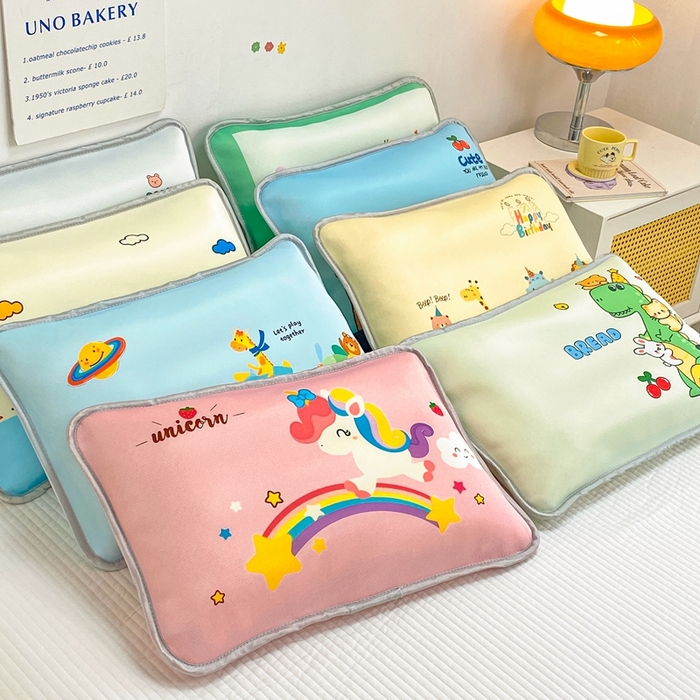 91家纺网 家纺一手货源 找家纺 大黄蜂家居家纺 2025新款冰丝提花三明治夹层透气枕套 组合图仅做展示