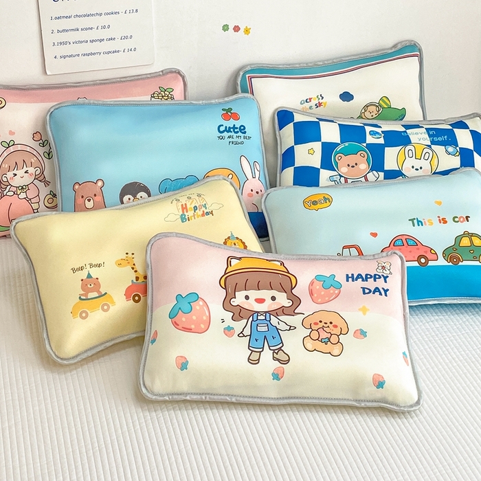 91家纺网 家纺一手货源 找家纺 大黄蜂家居家纺 2025新款冰丝提花三明治夹层透气枕套 组合图仅做展示