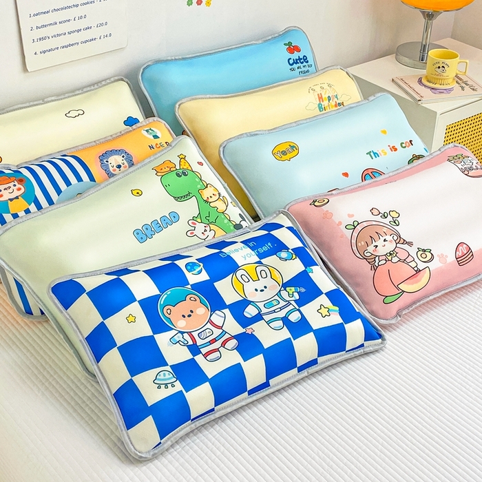 91家纺网 家纺一手货源 找家纺 大黄蜂家居家纺 2025新款冰丝提花三明治夹层透气枕套 组合图仅做展示