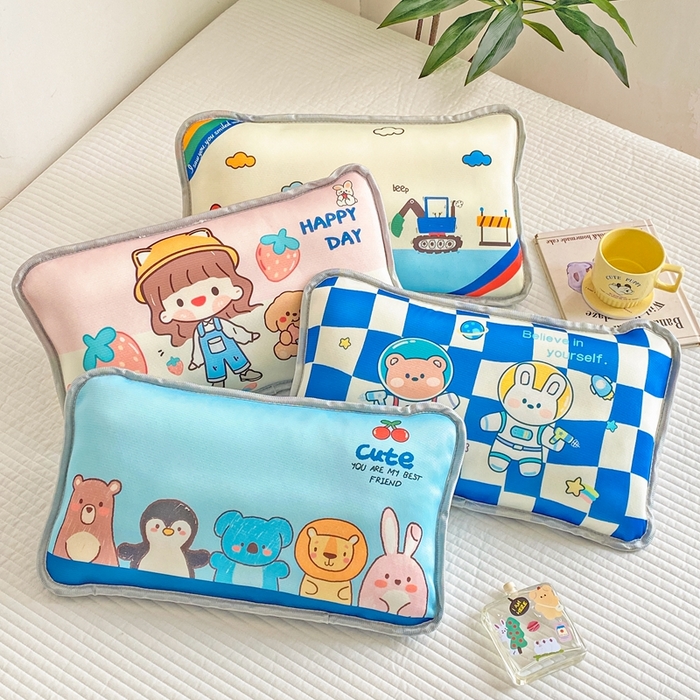 91家纺网 家纺一手货源 找家纺 大黄蜂家居家纺 2025新款冰丝提花三明治夹层透气枕套 组合图仅做展示