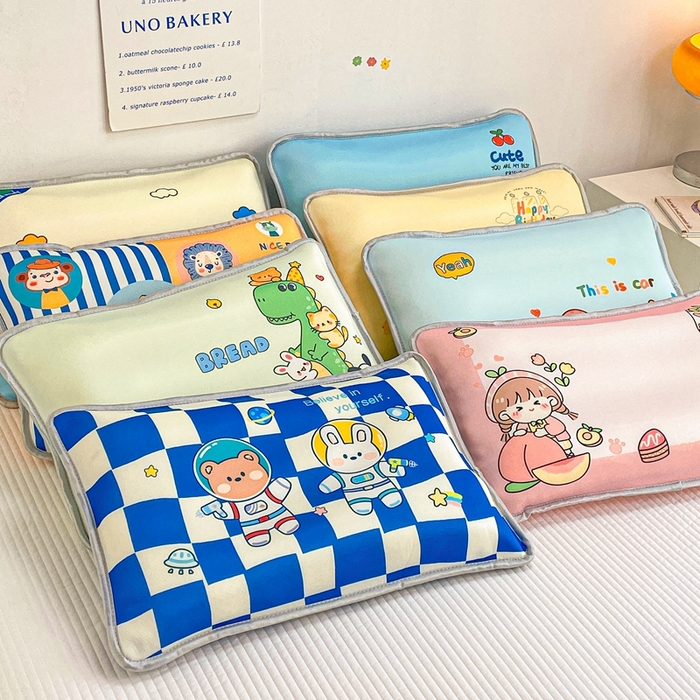 91家纺网 家纺一手货源 找家纺 大黄蜂家居家纺 2025新款冰丝提花三明治夹层透气枕套 组合图仅做展示