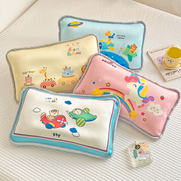 91家纺网 家纺一手货源 找家纺 大黄蜂家居家纺 2025新款冰丝提花三明治夹层透气枕套 组合图仅做展示