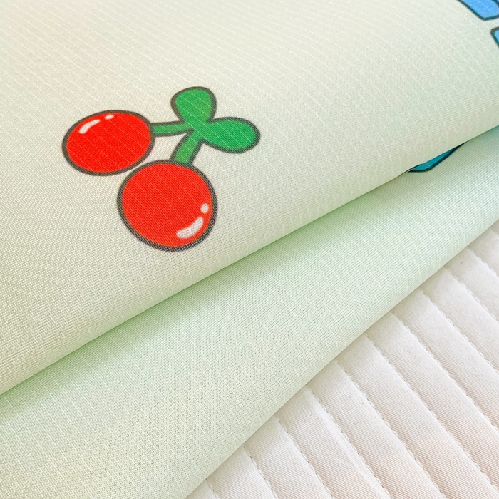 91家纺网 家纺一手货源 找家纺 大黄蜂家居家纺 2025新款冰丝提花三明治夹层透气枕套 小恐龙