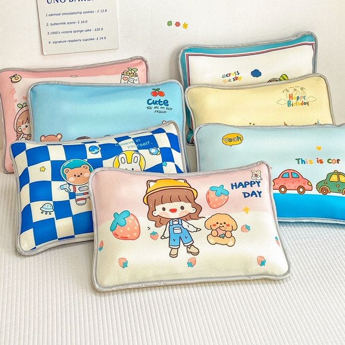 91家纺网 家纺一手货源 找家纺 大黄蜂家居家纺 2025新款冰丝提花三明治夹层透气枕套 组合图仅做展示