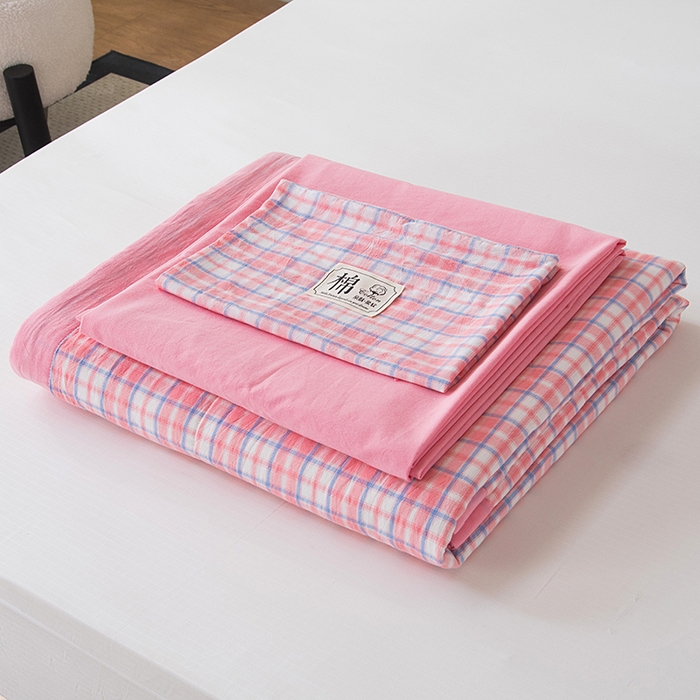 91家纺网 家纺一手货源 找家纺 三俏家纺 2025新款新疆棉花被夏被100%里外全棉棉花夏被无印风全棉色织水洗棉夏凉被空调被春秋被单人可机洗-风格二 若梦