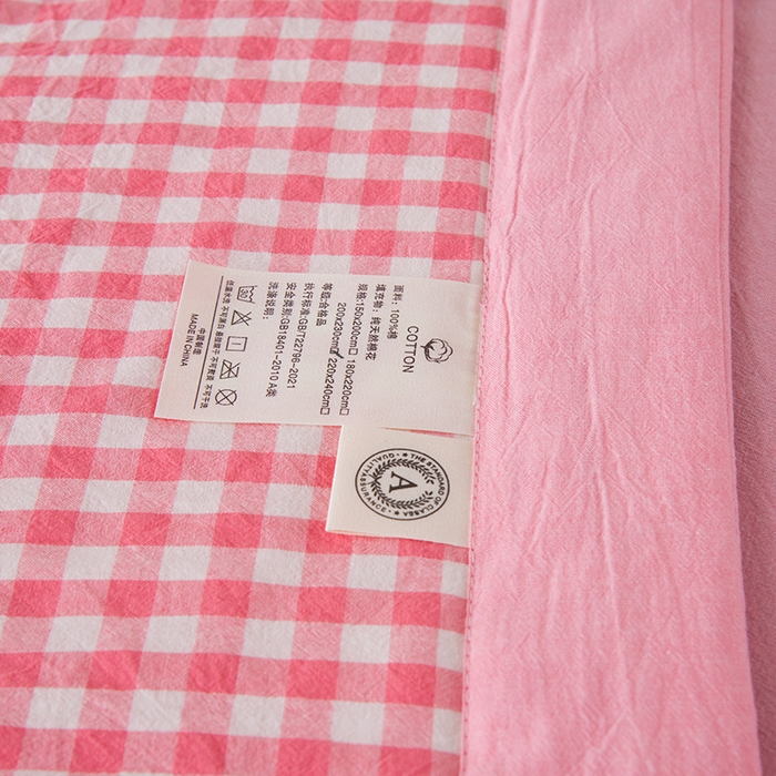 91家纺网 家纺一手货源 找家纺 三俏家纺 2025新款新疆棉花被夏被100%里外全棉棉花夏被无印风全棉色织水洗棉夏凉被空调被春秋被单人可机洗-风格二 上樱