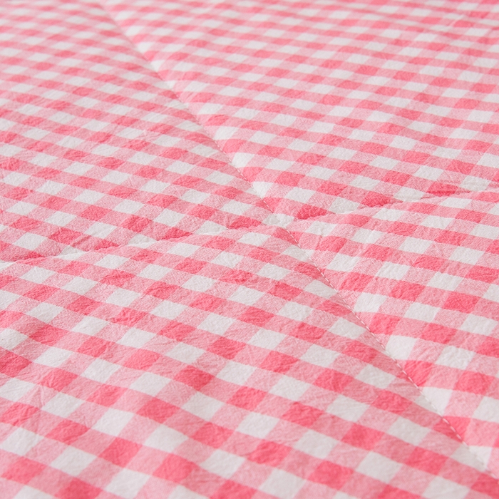 91家纺网 家纺一手货源 找家纺 三俏家纺 2025新款新疆棉花被夏被100%里外全棉棉花夏被无印风全棉色织水洗棉夏凉被空调被春秋被单人可机洗-风格二 上樱