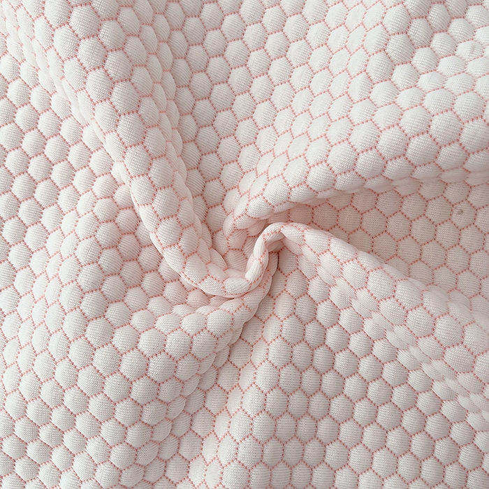 91家纺网 家纺一手货源 找家纺 梦舒羽 2025春夏新款冰豆豆花边双人单枕套枕套单件 冰豆豆-小熊粉