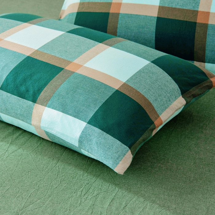 91家纺网 家纺一手货源 找家纺 鑫棉坊 2025新款全棉色织水洗棉A类棉花夏被可机洗空调被四件套床单枕套 澜海