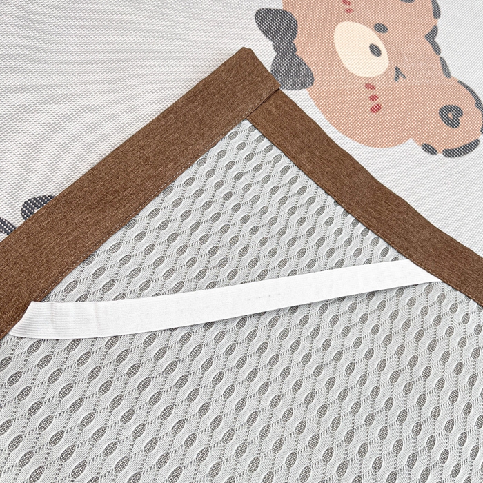 91家纺网 家纺一手货源 找家纺 迪乐妮 2025新款印花真冰藤冰凉席 爱心熊