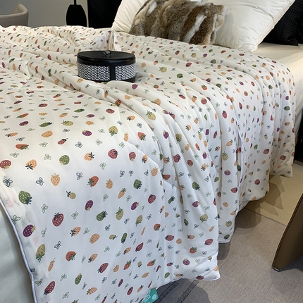 91家纺网 家纺一手货源 找家纺 （总）莱豫家纺 2025新款小冰皮夏凉被凉感丝夏被空调被