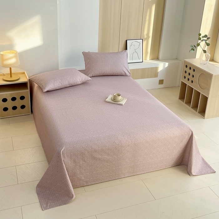 91家纺网 家纺一手货源 找家纺 （总）爱彼2025新款华夫格全棉纯棉老粗布床单凉席-系列三