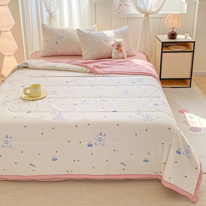 91家纺网 家纺一手货源 找家纺 （总）2025梦初语新款水洗棉印花棉花被