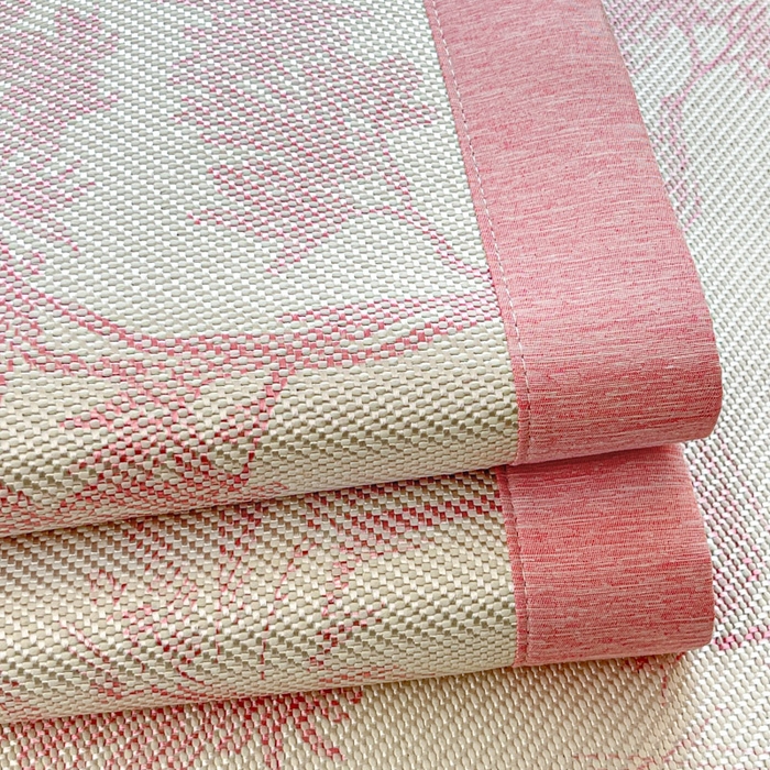 91家纺网 家纺一手货源 找家纺 迪乐妮 2025新款印花真冰藤冰凉席 丛林间