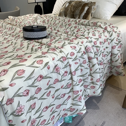 91家纺网 家纺一手货源 找家纺 （总）莱豫家纺 2025新款小冰皮夏凉被凉感丝夏被空调被