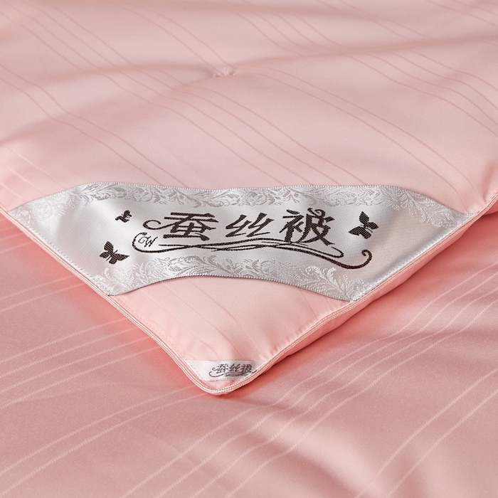 91家纺网 家纺一手货源 找家纺 （总）金同成家纺 2025新款缎条蚕丝被春秋被子母被冬被子被芯