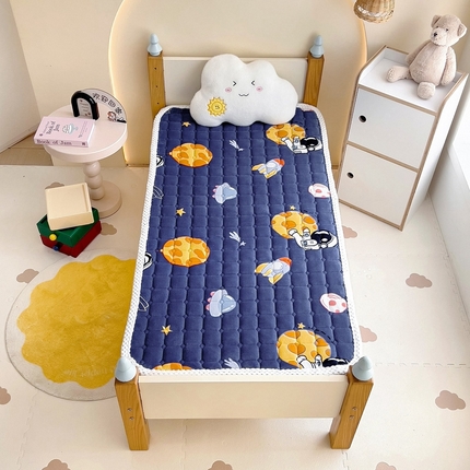 91家纺网 家纺一手货源 找家纺 （总）梵赫家纺2024新款牛奶绒床护垫床垫幼儿园床垫儿童床垫可水洗