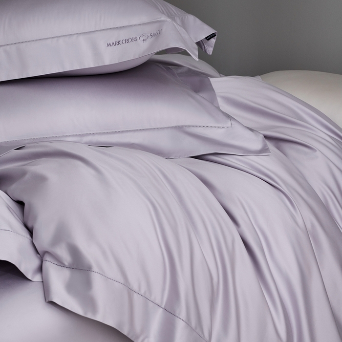 91家纺网 家纺一手货源 找家纺 佳汐蓝 2025新款奢简高支棉柔雾奢缎长绒棉四件套券后不低于628/648元 雾山紫